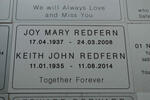 REDFERN Keith John 1935-2014 & Joy Mary 1937-2008