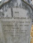 UYS Johannes Gerhardus 1855-1898