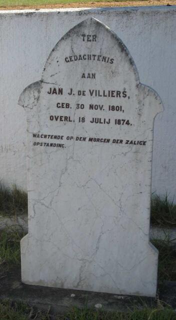 VILLIERS Jan J., de 1801-1874