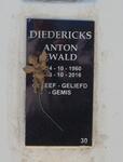 DIEDERICKS Anton Dewald 1960-2016
