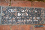 BOND Cecil Matthew 1969-2010