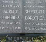 KUSEL Albert Theodor 1929-1980 & Gertruida Dorothea 1936-1986