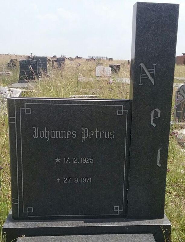NEL Johannes Petrus 1925-1971