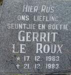 ROUX Gerrit, le 1983-1983