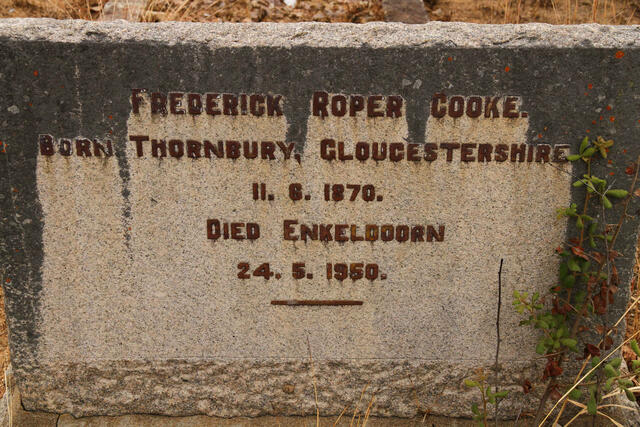 COOKE Frederick Roper 1870-1950