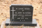 PATERSON John 1901-1974
