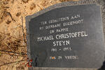 STEYN Michael Christoffel 1911-1953