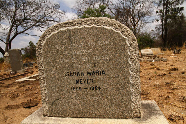 MEYER Sarah Maria 1866-1964
