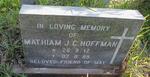 HOFFMAN Mathiam J.C. 1912-1989
