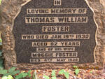 FOSTER Thomas William -1930 & Moggie -1938