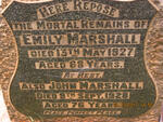 MARSHALL John -1928 & Emily -1927