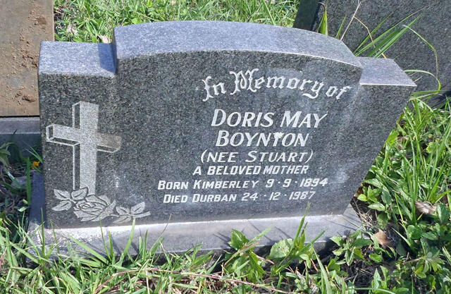 BOYNTON Doris May nee STUART 1894-1987