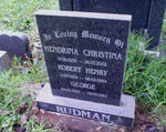 RUDMAN Hendrina Christina 1935-2002 :: RUDMAN Robert Henry 1959-1984 :: RUDMAN George 1960-1983