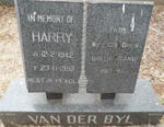 BYL Harry, van der 1942-1992