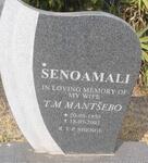 SENOAMALI T.M. nee MANTSHEBO 1950-2002