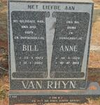 RHYN Bill, van 1923-2002 & Anne 1924-2012