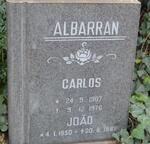 ALBARRAN Carlos 1907-1976 :: ALBARRAN João 1950-1989