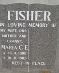 FISHER Maria C.E. 1908-1983