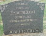 LIEBENBERG Martha Maria HUMAN 1893-1937