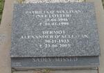 O'SULLIVAN Dermot Alexander 1933-2000 & Patricia LOTTER 1946-1999