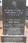 BICK Ian 1952-2006