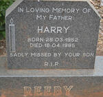 REEBY Harry 1952-1995