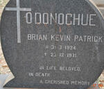 O'DONOGHUE Brian Kevin Patrick 1924-1971