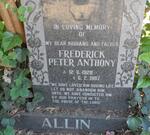 ALLIN Frederick Peter Anthony 1928-1987