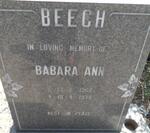 BEECH Barbara Ann 1962-1976