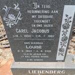 LIEBENBERG Carel Jacobus 1900-1982 & Louise 1904-2001