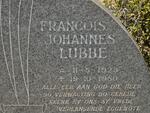 LUBBE Francois Johannes 1923-1980