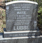 LUBBE Marie 1947-2000