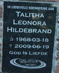 HILDEBRAND Talitha Leonora 1968-2009