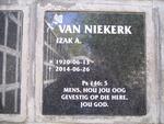 NIEKERK Izak A., van 1920-2014