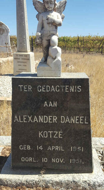 KOTZE Alexander Daneel 1951 - 1951