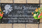 JORDAAN Rita 1921-2011