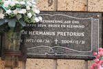 PRETORIUS Jan Hermanus 1972-2009