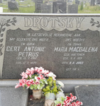 DROTSKY Gert Antonie Petrus 1912-1975 &  Maria Magdalena HATTINGH 1919-2003