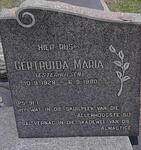 ? Gertruida Maria nee ESTERHUYSEN 1929-1980