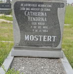 MOSTERT Catherina Hendrina nee KOCH 1896-1984