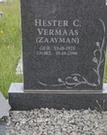 VERMAAS Hester C. nee ZAAYMAN 1925-2006