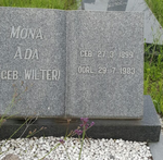 ? Mona Ada nee WILTER 1899-1983