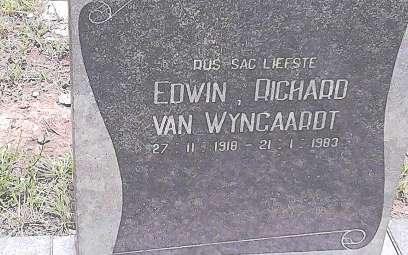 WYNGAARDT Edwin Richard, van 1918-1983