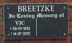 BREETZKE Vic 1935-2010