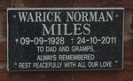 MILES Warick Norman 1928-2011