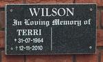 WILSON Terri 1964-2010