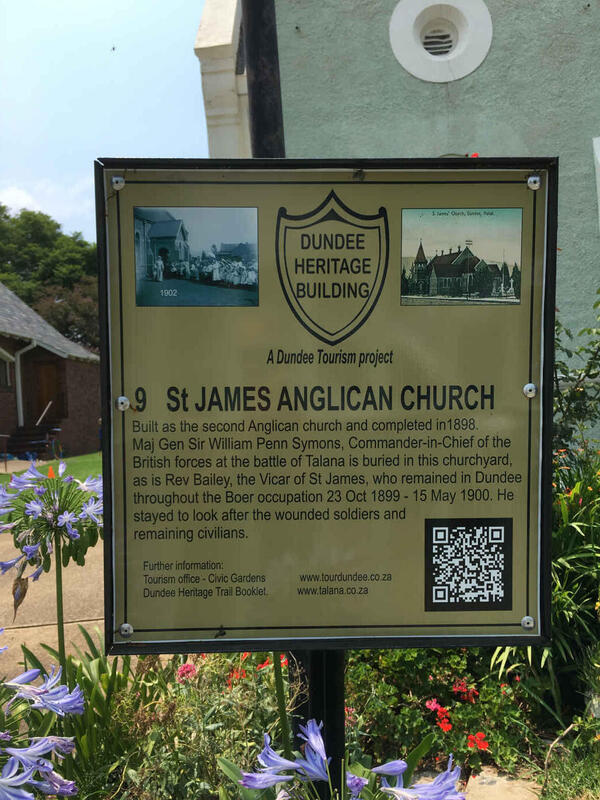 4. St James Anglican Church information signboard