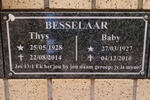 BESSELAAR Thys 1928-2014 & Baby 1927-2010