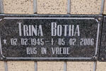 BOTHA Trina 1945-2006