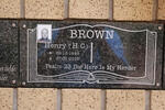 BROWN H.C. 1949-2012